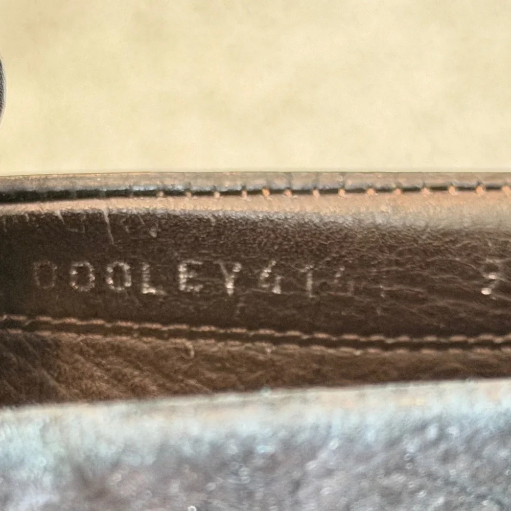 Donald J Pliner Dooley Black Leather Horse Bit Loafer Men Lug Sole Made in Italy
